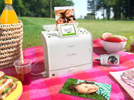 Canon SELPHY ES2 na pikniku