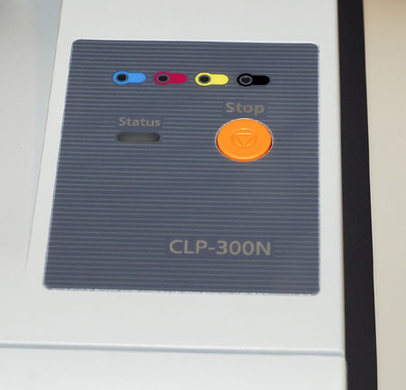Samsung CLP-300N: panel obsługi